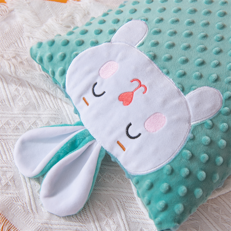 卡通儿童枕芯小枕头安抚豆豆枕婴儿1236岁以下专用四季纯棉幼儿园