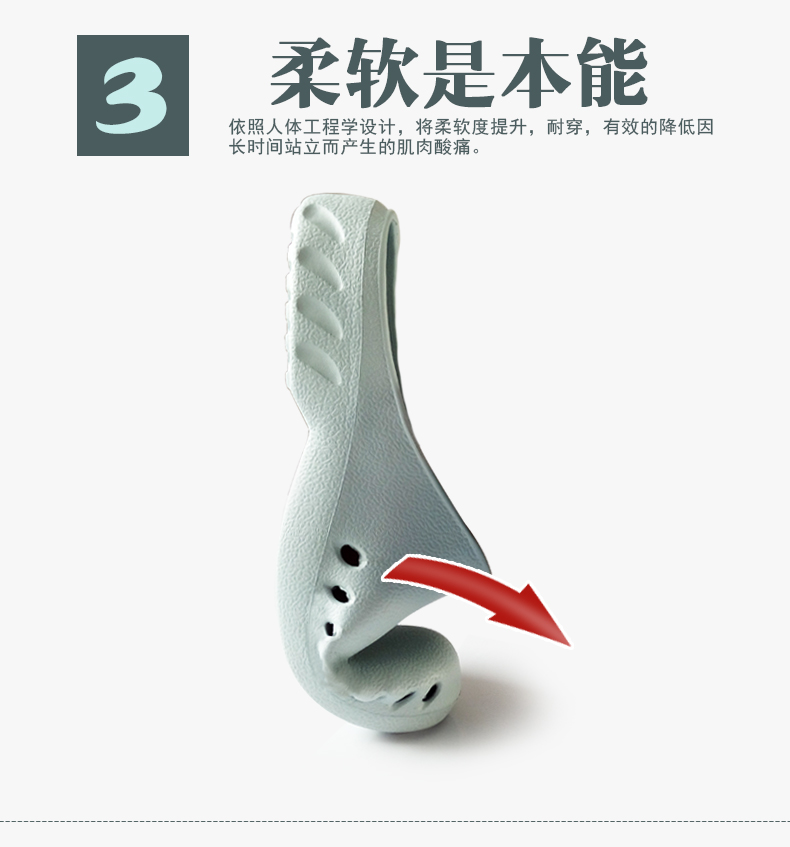 【工厂直营】EVA防滑手术鞋手术室拖鞋实验室鞋手术拖鞋防护鞋详情4