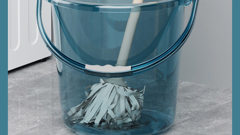 Thickened plastic buckets for household water storage, hand-held small buckets for laundry, and transparent round buckets with LIDS for student dormitories pic 26