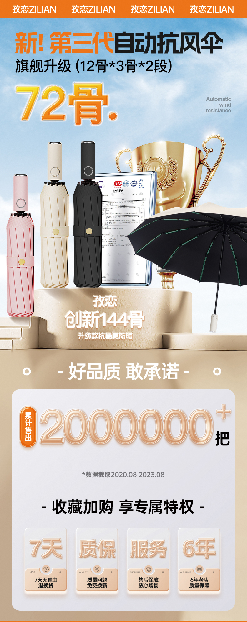 Wholesale large-sized fully automatic umbrellas for both men and women, suitable for both sunny and rainy days, including sun protection, UV protection and sunshade advertising umbrellas pic 2