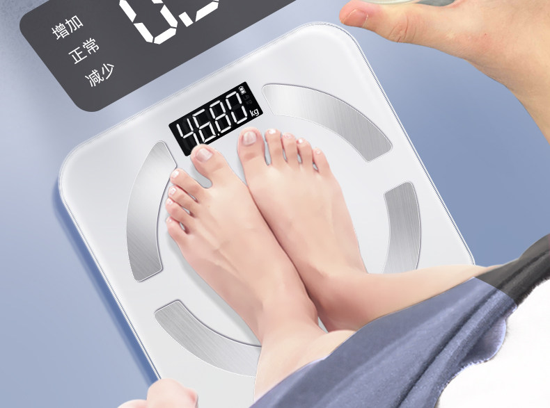 Early Fish weight scale, household precision small electronic scale, high-precision rechargeable body fat scale, household body scale wholesale pic 7
