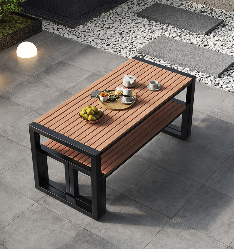 星辰工厂网红轻奢简约露台花园桌椅子套装户外阳台小桌椅组合休闲室外庭院详情11