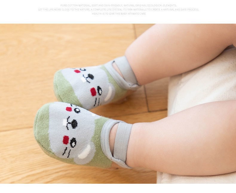 婴幼儿学步袜春夏男女儿童地板袜宝宝防滑袜套学步鞋短船卡通可爱详情13