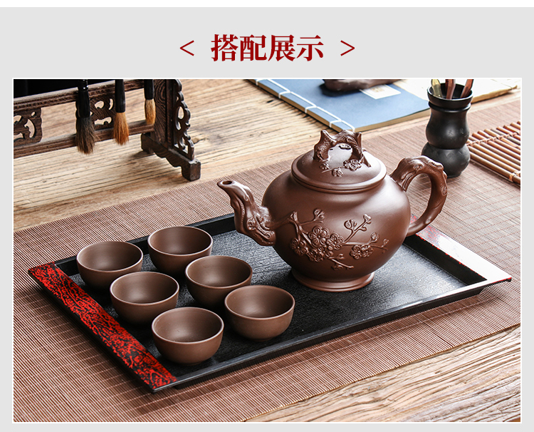 紫砂茶壶大容量紫砂壶家用大号泡茶器宜兴手工茶壶功夫茶具杯套装详情14