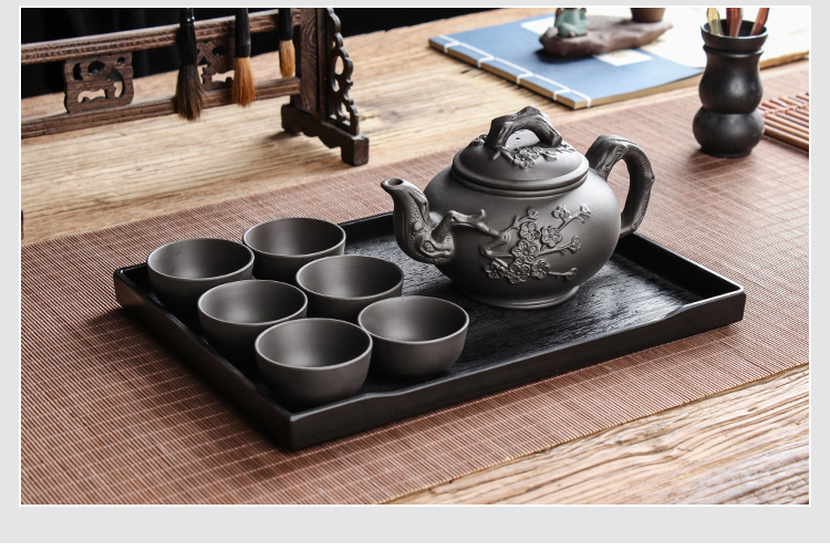 紫砂茶壶大容量紫砂壶家用大号泡茶器宜兴手工茶壶功夫茶具杯套装详情25