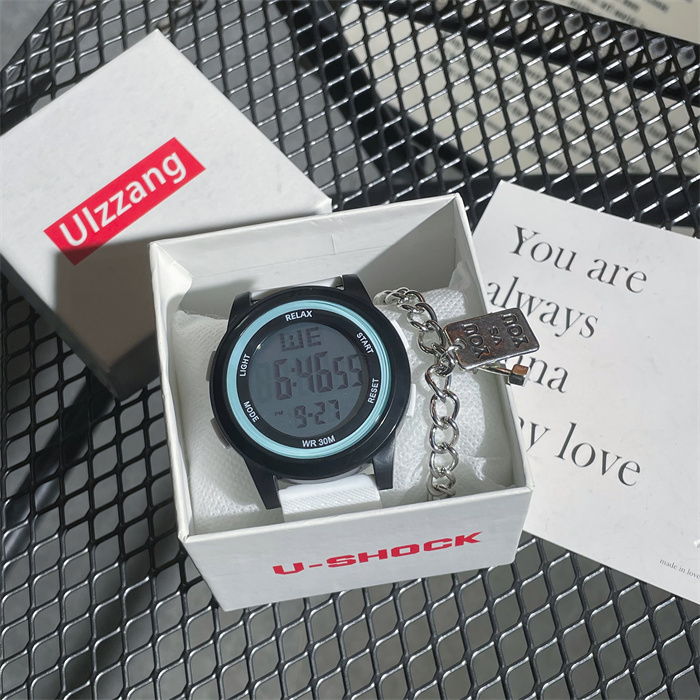 学生党手表女款ins风高颜值女生初中生简约百搭运动独角兽电子表详情6