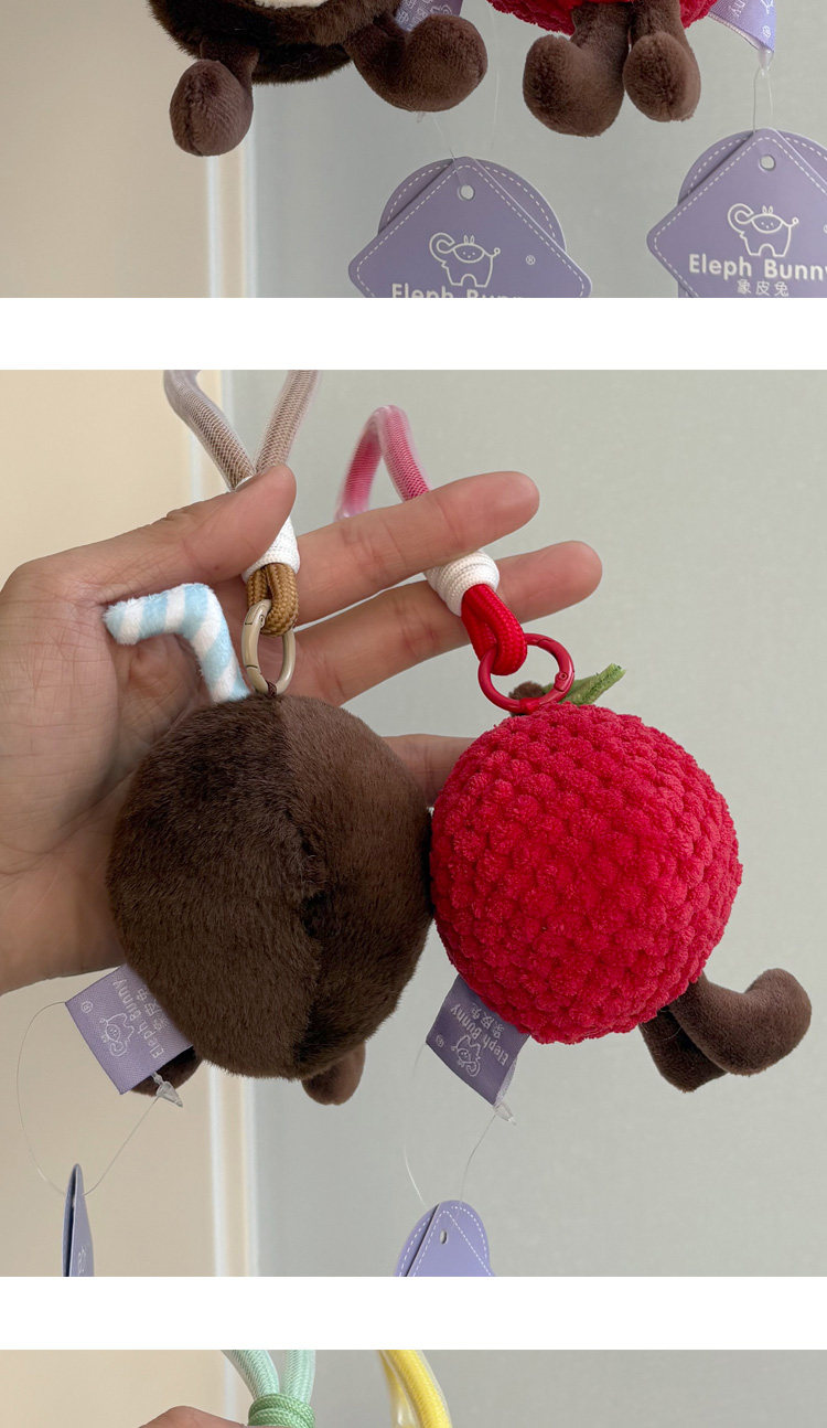 Wholesale of ecological fruit pendants, plush toys, cute companion dolls, plush dolls, and festival gifts pic 4