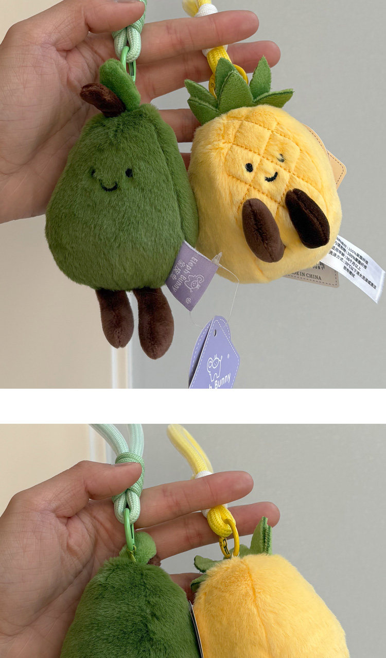 Wholesale of ecological fruit pendants, plush toys, cute companion dolls, plush dolls, and festival gifts pic 5