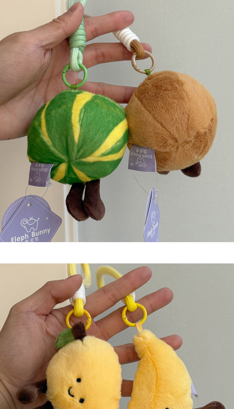 Wholesale of ecological fruit pendants, plush toys, cute companion dolls, plush dolls, and festival gifts pic 7