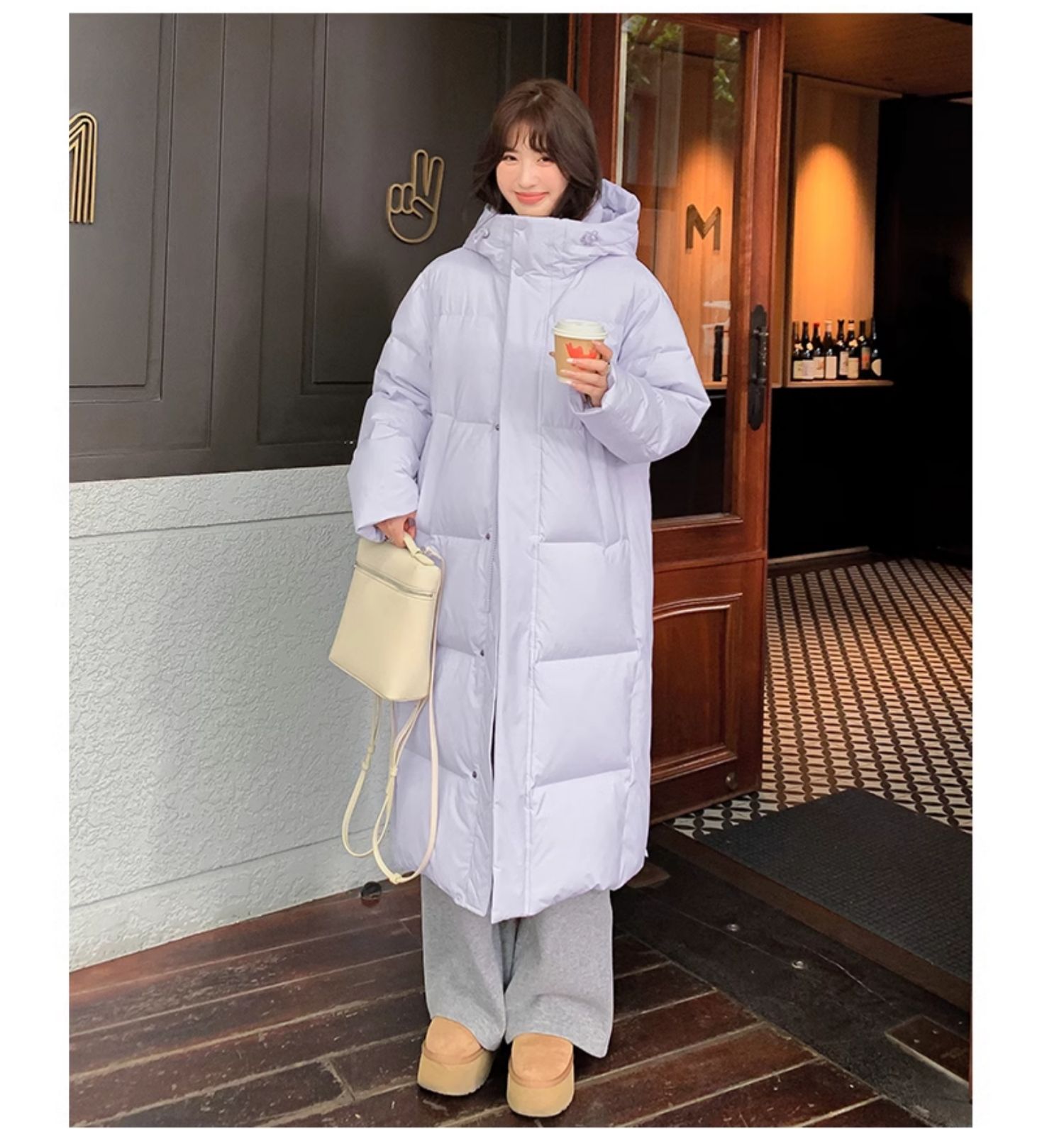 正品长款羽绒服女冬季2025新款超长过膝情侣宽松加厚90白鸭绒外套详情51