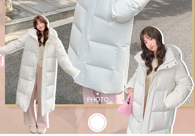 正品长款羽绒服女冬季2025新款超长过膝情侣宽松加厚90白鸭绒外套详情14