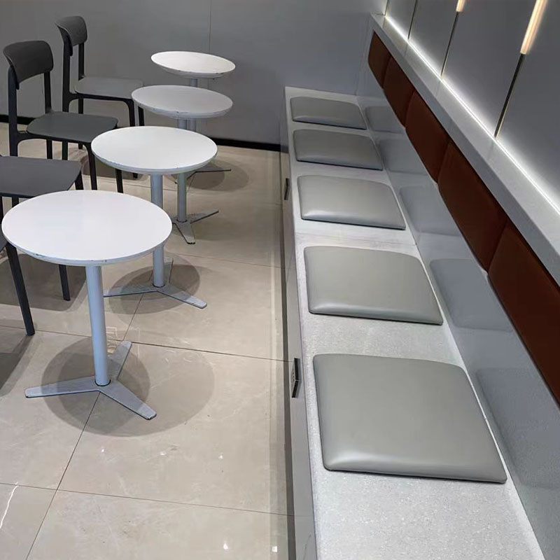 Customized leather seat cushions, sofa cushions, chairs, bay window booths, milk tea shop shoe-changing stools, sponge cushions, rectangular and square Application Scenario
