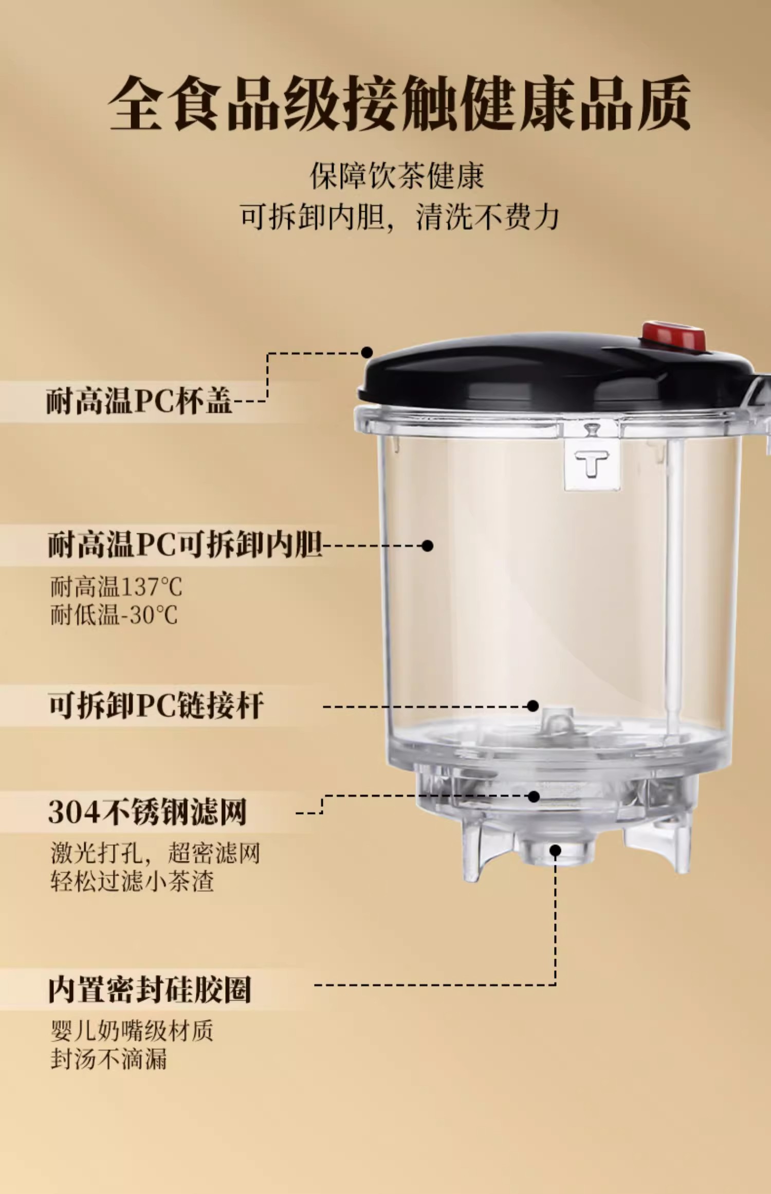 茶壶泡茶家用茶具茶水分离过滤杯2025新款办公室玻璃飘逸杯泡茶壶详情16