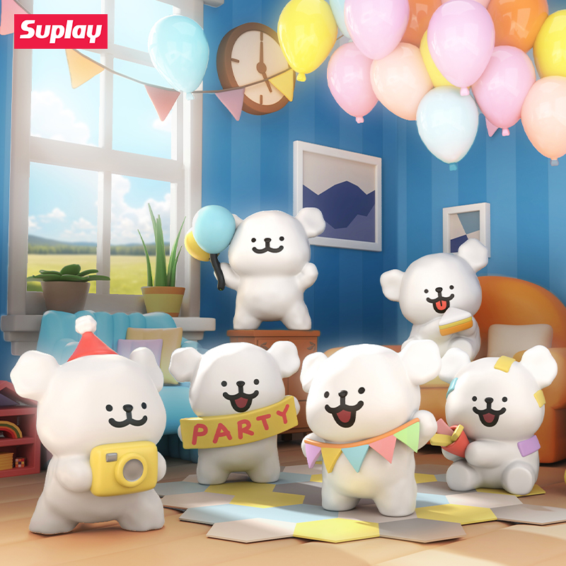 The official line Puppy Party series mini blind bag is a trendy and cute mini desktop decoration for girls as a gift blind box Item Picture
