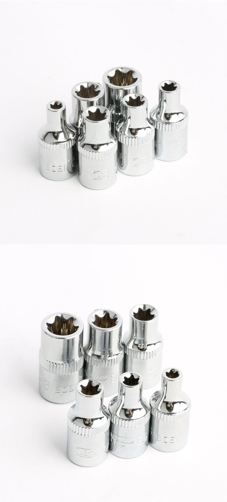 Persian 6.3mm plum blossom socket E4-E11 small flying socket head ratchet wrench socket 1/4E type flower socket pic 12