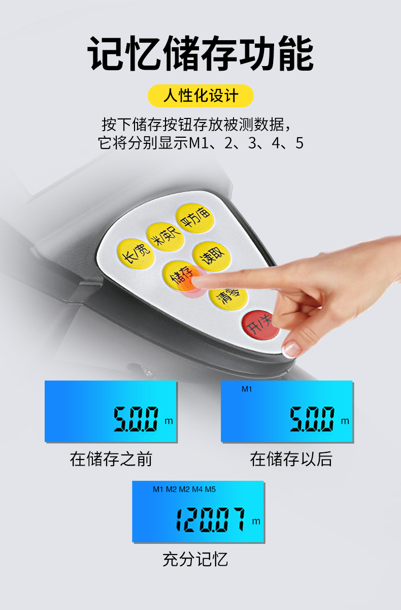 波斯手推滚轮式高精度数显机械测距轮车工程测量仪器滚尺 测距仪详情6