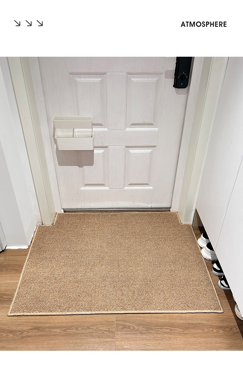 入户门地垫仿剑麻门口脚垫玄关家用裁剪防滑耐磨大门外地毯详情49
