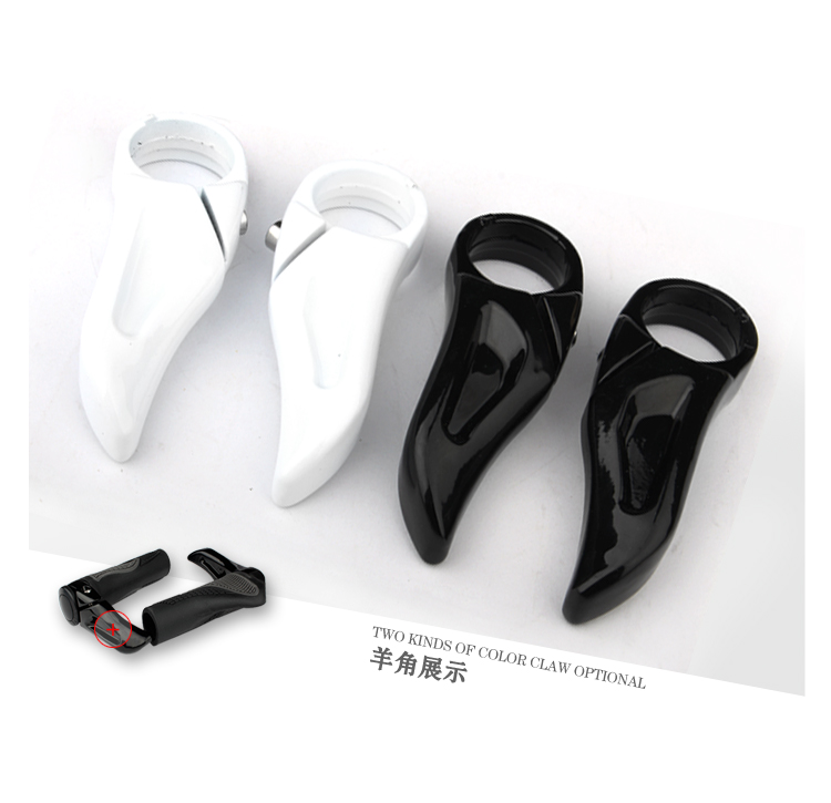 Bicycle bull and sheep horn handlebar covers, mountain biker handlebar dead gear, secondary handlebar lock handlebar covers, cycling equipment, bicycle accessories pic 3