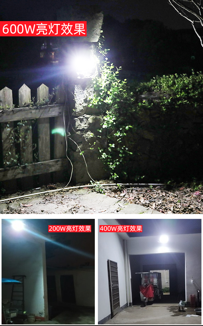 Outdoor lighting fixtures, garden lamps, solar lamps, ultra-bright W, high-power waterproof indoor and outdoor household LED street lamps pic 9