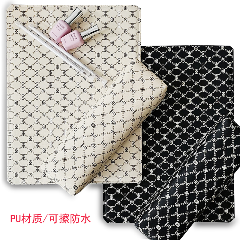 ins popular nail art hand pillow and pad set: High-end PU, waterproof, fresh and simple, European-style comfortable nail tools