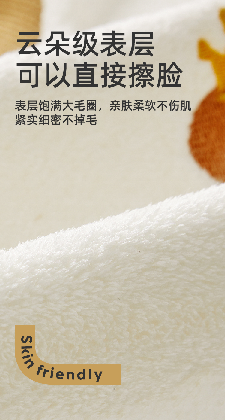 婧麒儿童洗漱巾围兜四季不湿衣多功能防水巾刷牙洗脸毛巾漱口巾详情9