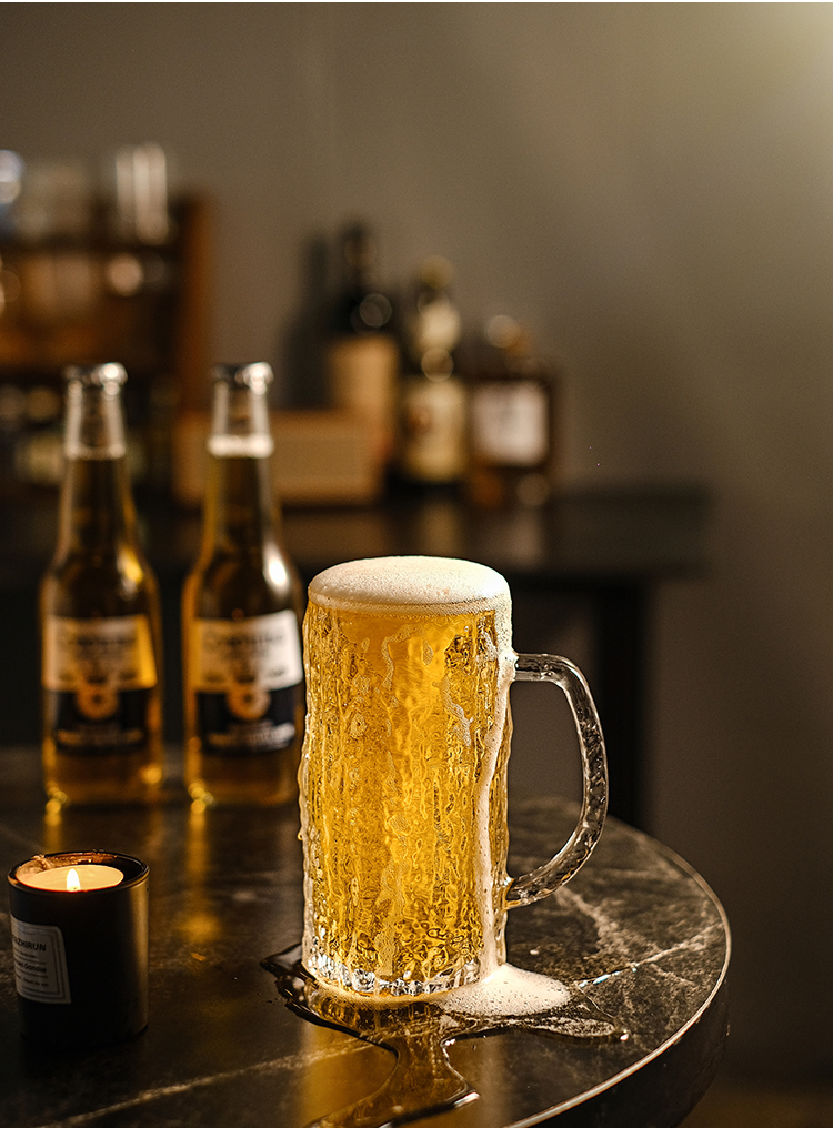 啤酒杯轻奢高档家用套装冰川杯大容量玻璃杯精酿商用饮料杯扎啤杯详情10