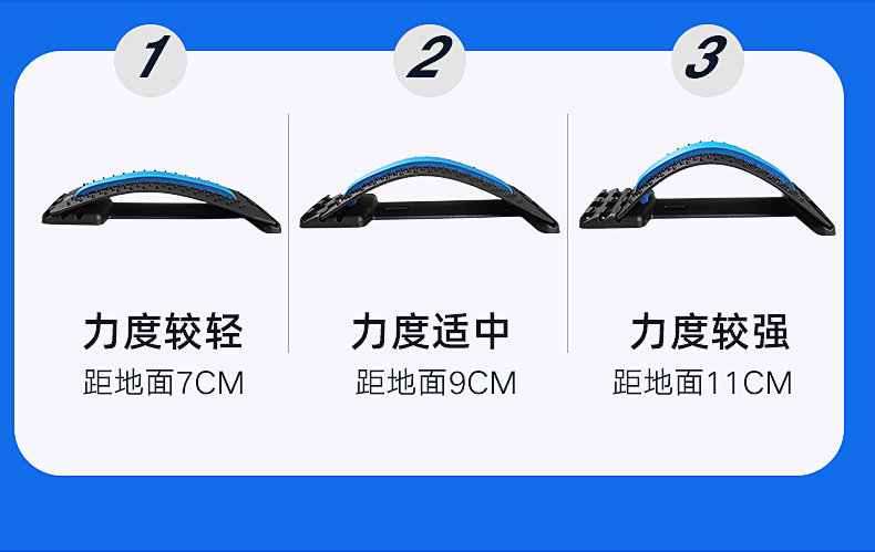 Lumbar vertebrae soothing device, lumbar massager, indoor fitness equipment, lumbar support, stretching and traction factory pic 8