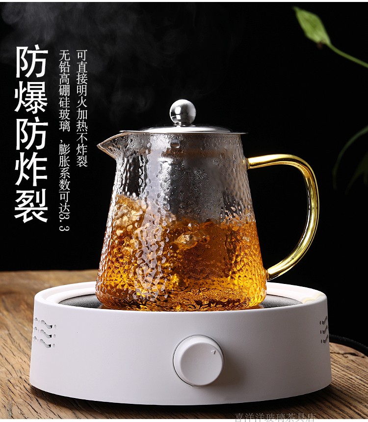 O6AM加厚玻璃茶壶大容量耐高温泡茶壶过滤花草冲茶器防爆功夫茶具详情11