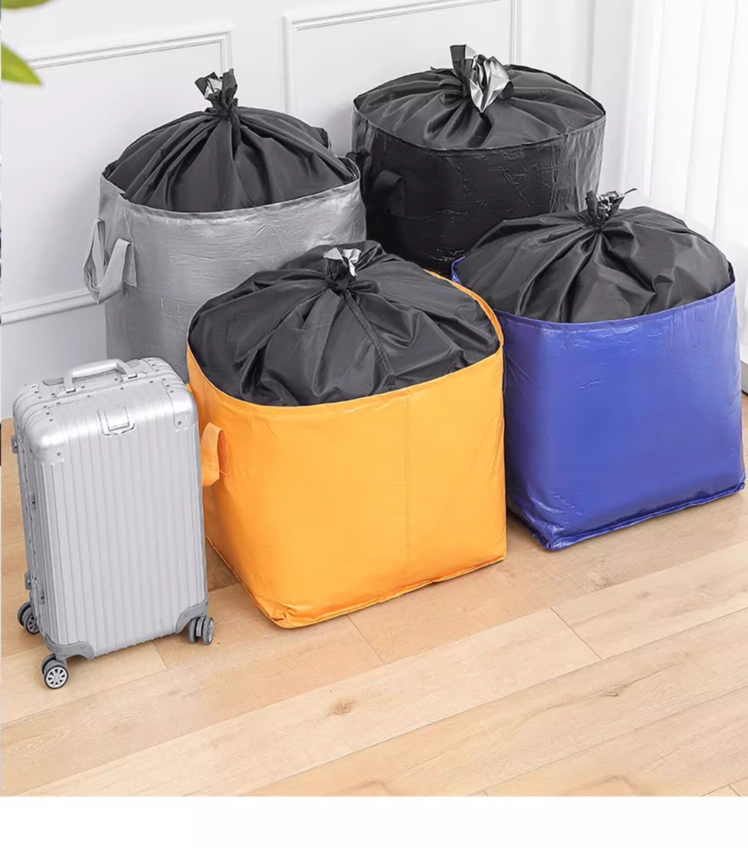 大容量搬家打包袋加厚编织麻袋子学生被子衣服整理行李快递蛇皮袋详情19