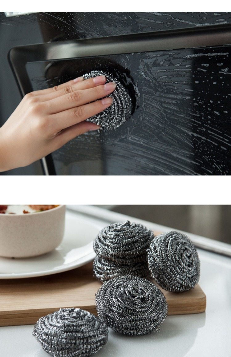 独立包装大号钢丝球不生锈不掉渣厨房用品清洁球刷锅洗碗去污刷子详情27