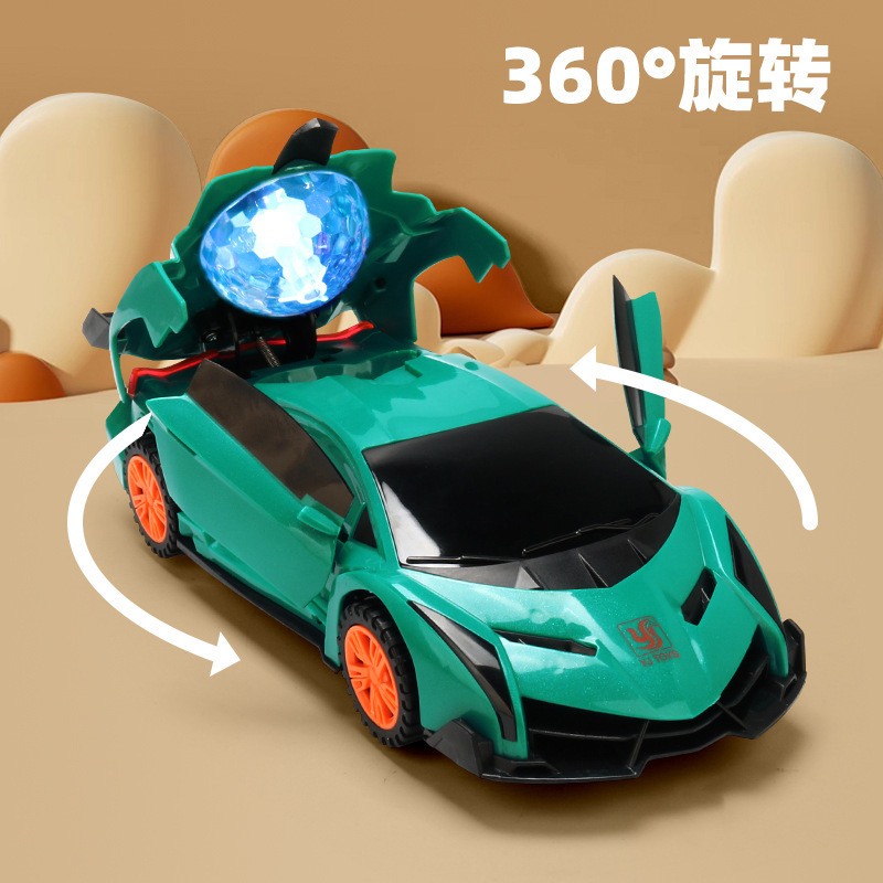 Children's stunts, spinning sports cars, toy cars, electric racing cars, gifts, boys 1-2 to 3 years old, beneficial intelligence Specification image