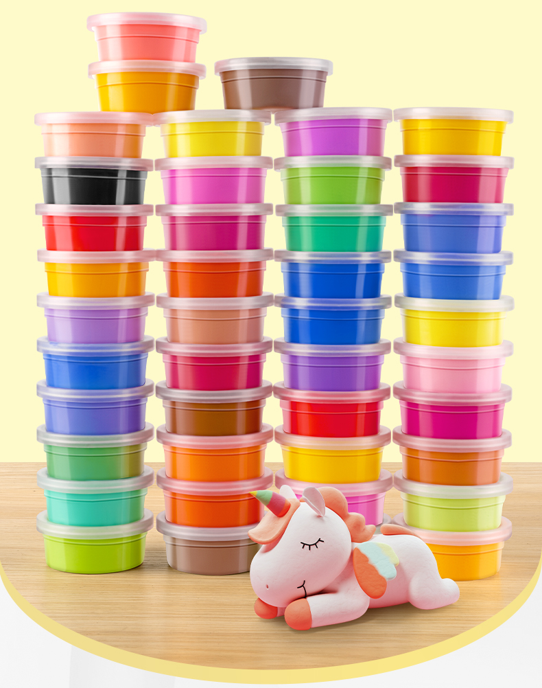 超轻粘土儿童环保彩泥24色橡皮泥太空轻黏土幼儿园36手工diy玩具详情12