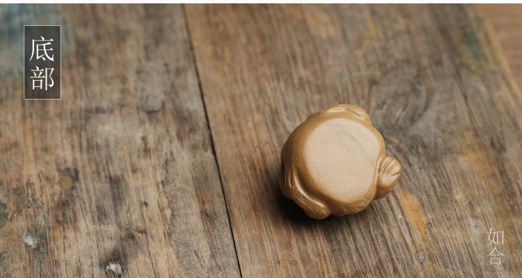 Such as the small golden toad, small toad treasure, small Yixing purple clay tea pet, tea toy, and three-legged decoration pic 3