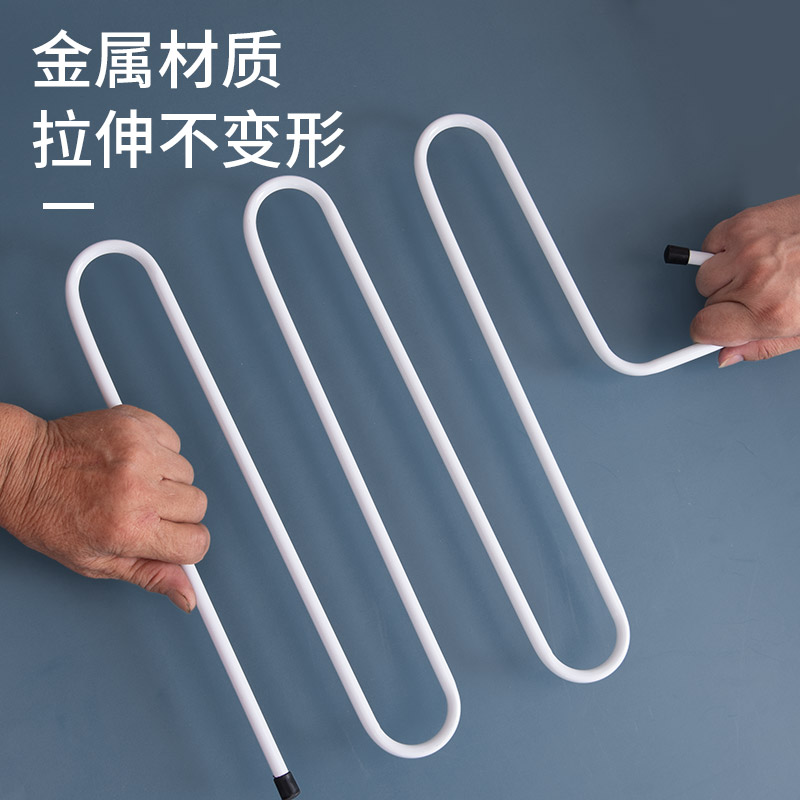 家用多层多功能S型裤架子衣柜折叠裤夹挂衣架专用宿舍收纳晾神器详情图3