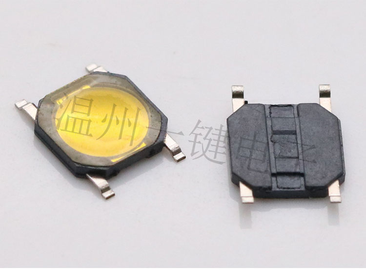 T-c003 4*4*0.8 surface mount 4-pin waterproof film touch key switch 5.2*5.2 micro-motion base pic 6