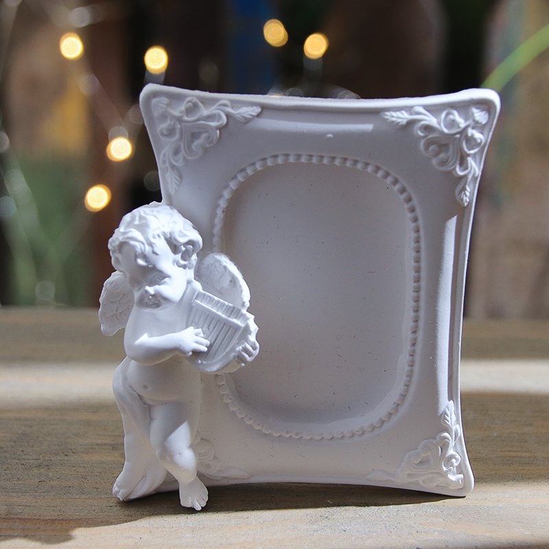 70YF European-style court mirror frame, carved photo frame mold, scented gypsum, diffuser stone, epoxy resin, candle base, decorative sky pic 3