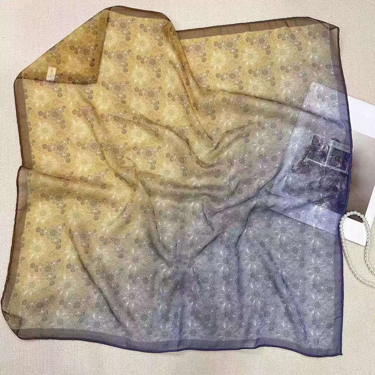 【 Lightweight Celissa 】 New Spring/Summer 2025 Silk scarf, versatile and stylish Celissa, high-end and stylish scarf pic 10