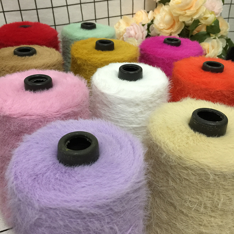 仿貂绒毛线 宝宝线双面绒貂绒线diy手编中粗围巾披肩外套线棒针线