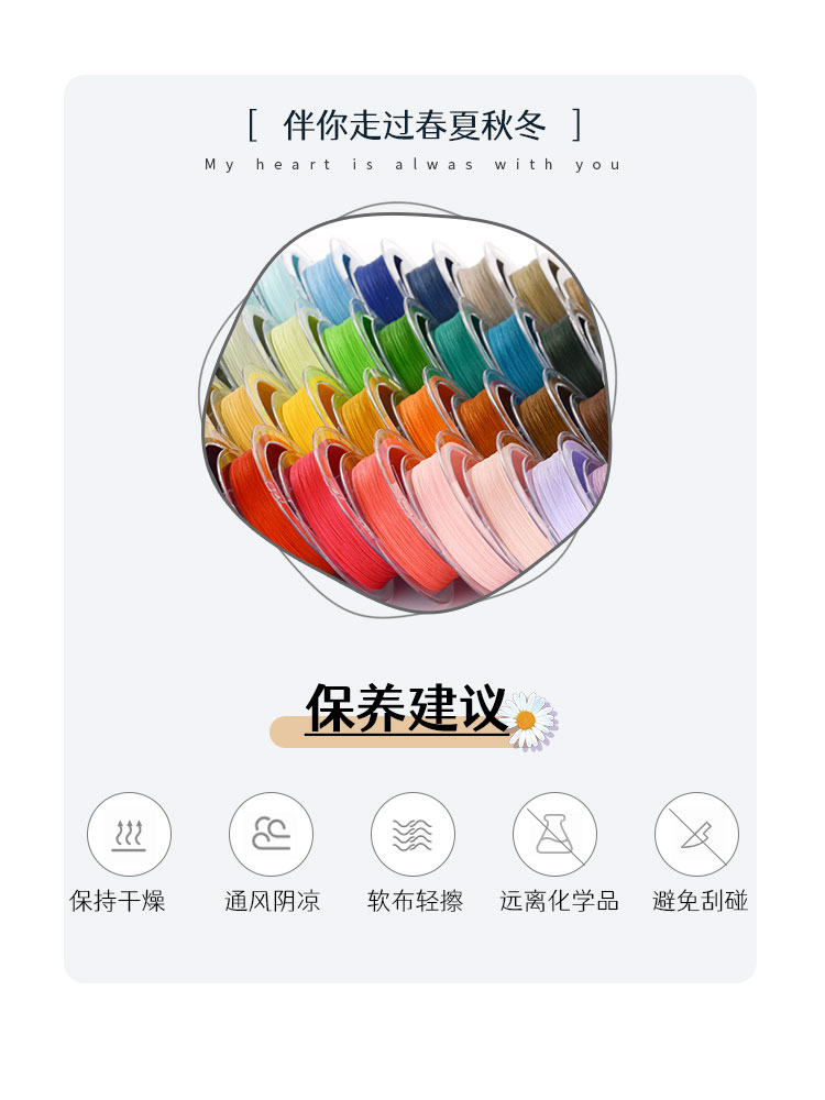 极细0.2蜡线 细线编织绳 金戒指缠线彩线编绳线2股股线丝绳子细丝详情10