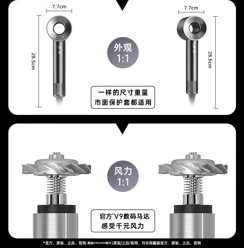 Source factory high-speed hair dryer, Huaqiangbei negative ion hair dryer, strong wind force home dormitory cross-border hair dryer pic 2