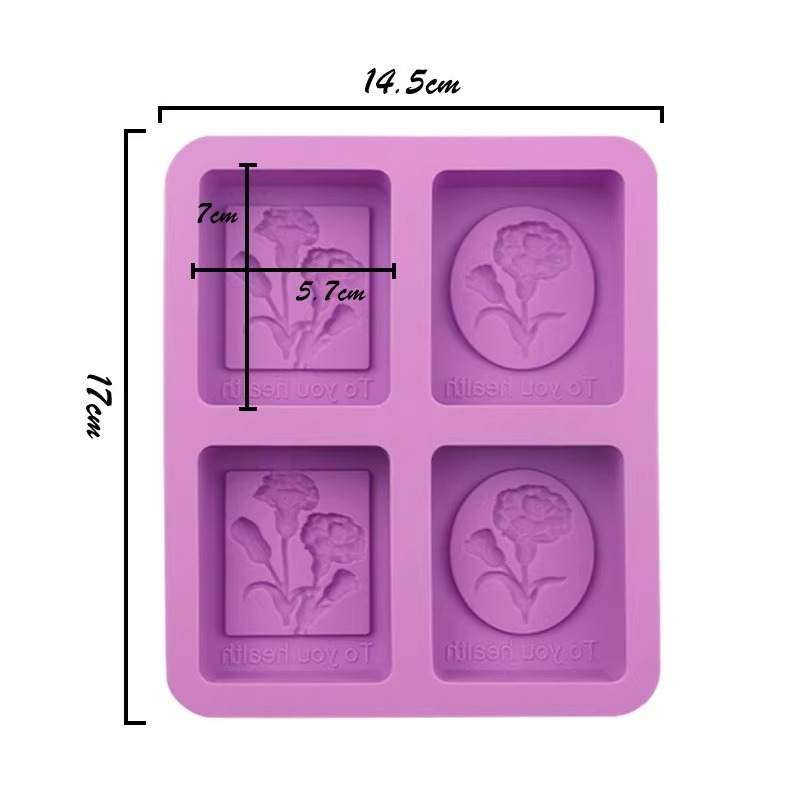 热销款diy树脂硅胶模具创意肥皂模具手工香薰石膏滴胶装饰模具详情12