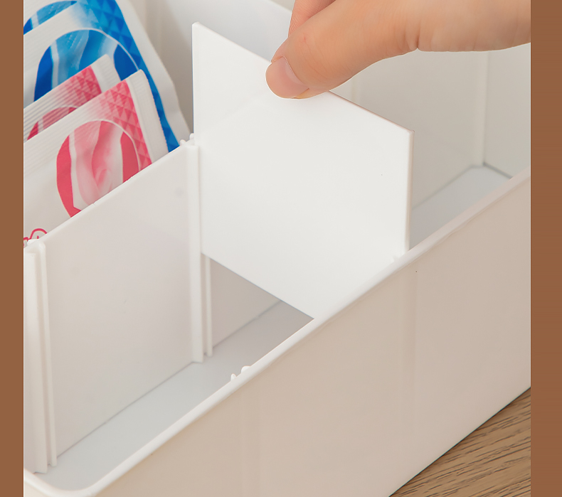 Desktop compartments storage box, hospital medicine box, cosmetics and sundries box, multi-compartment organization box, multi-functional storage box pic 9
