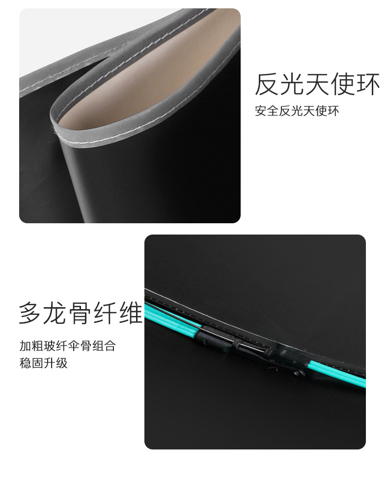 色丁长柄反向不湿车伞雨伞一次性防风防水详情33