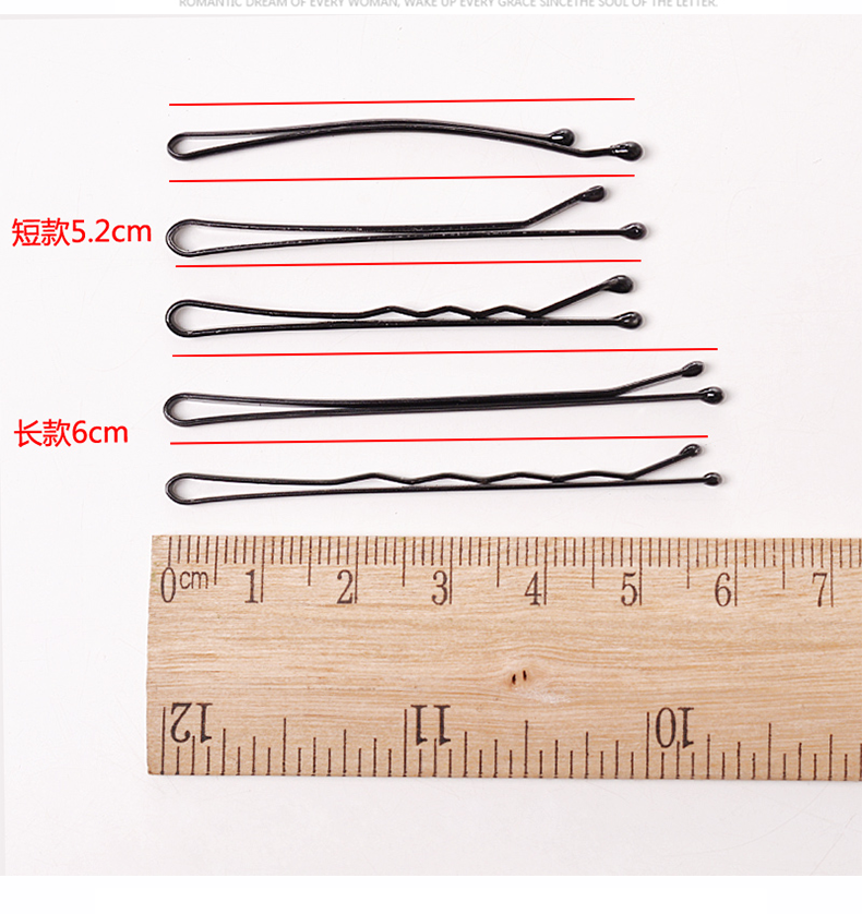 Hair clips, straight clips, simple clips to fix hair, black hair clips, steel clips, fringe clips, girlish top clips, headwear pic 7