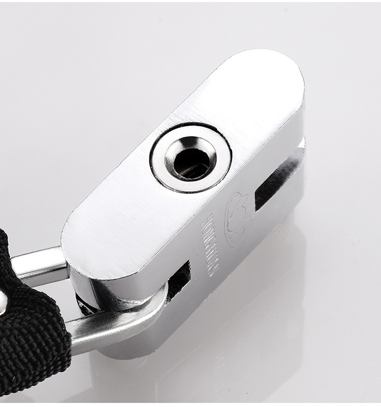 Thickened and hardened password chain lock for the main gate, factory, anti-theft, anti-cutting and anti-sawing, universal for tricycle locks and bicycle locks pic 7