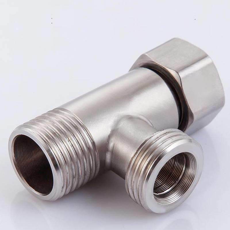 304 stainless steel three-way household 4-inch DN15 splitter, one-way two-way union, internal and external threaded water pipe joint pic 11