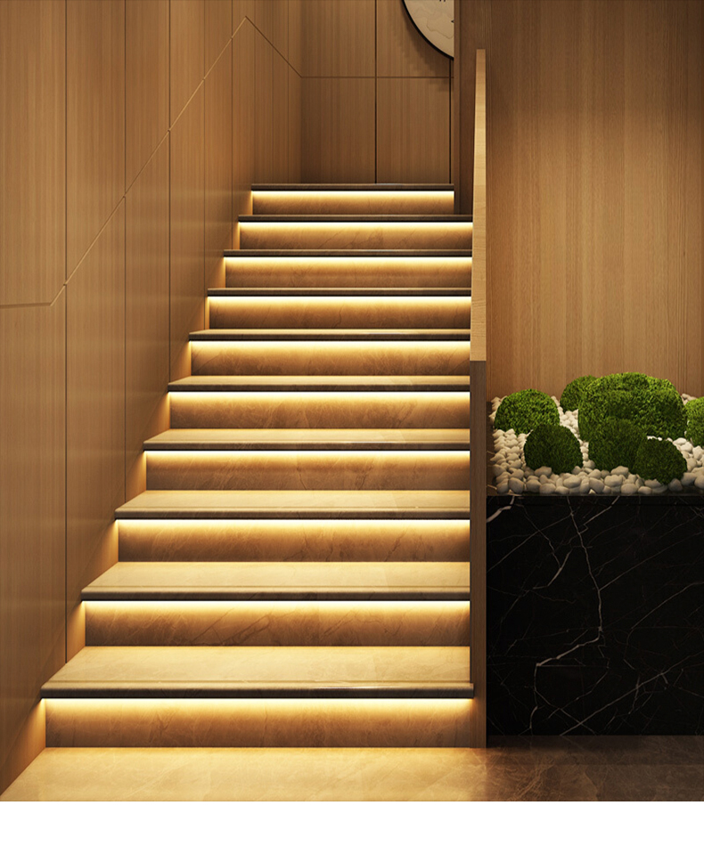 低压24V12V灯带线形灯自粘客厅背景墙贴片橱柜嵌入式卡槽led灯条详情19