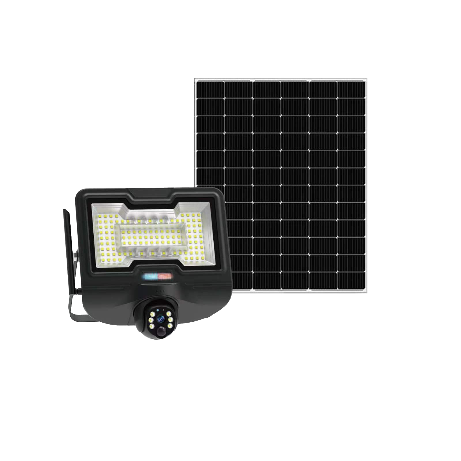 New solar floodlight strips for monitoring, outdoor street lighting, home and rural cameras, waterproof led spotlights Application Scenario