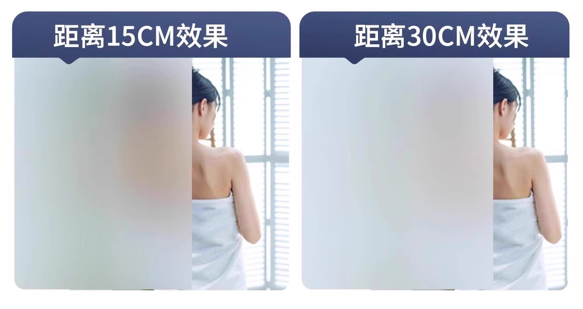 窗户磨砂玻璃贴膜透光不透明玻璃贴纸浴室隔断隐私贴防窥膜防走光详情7