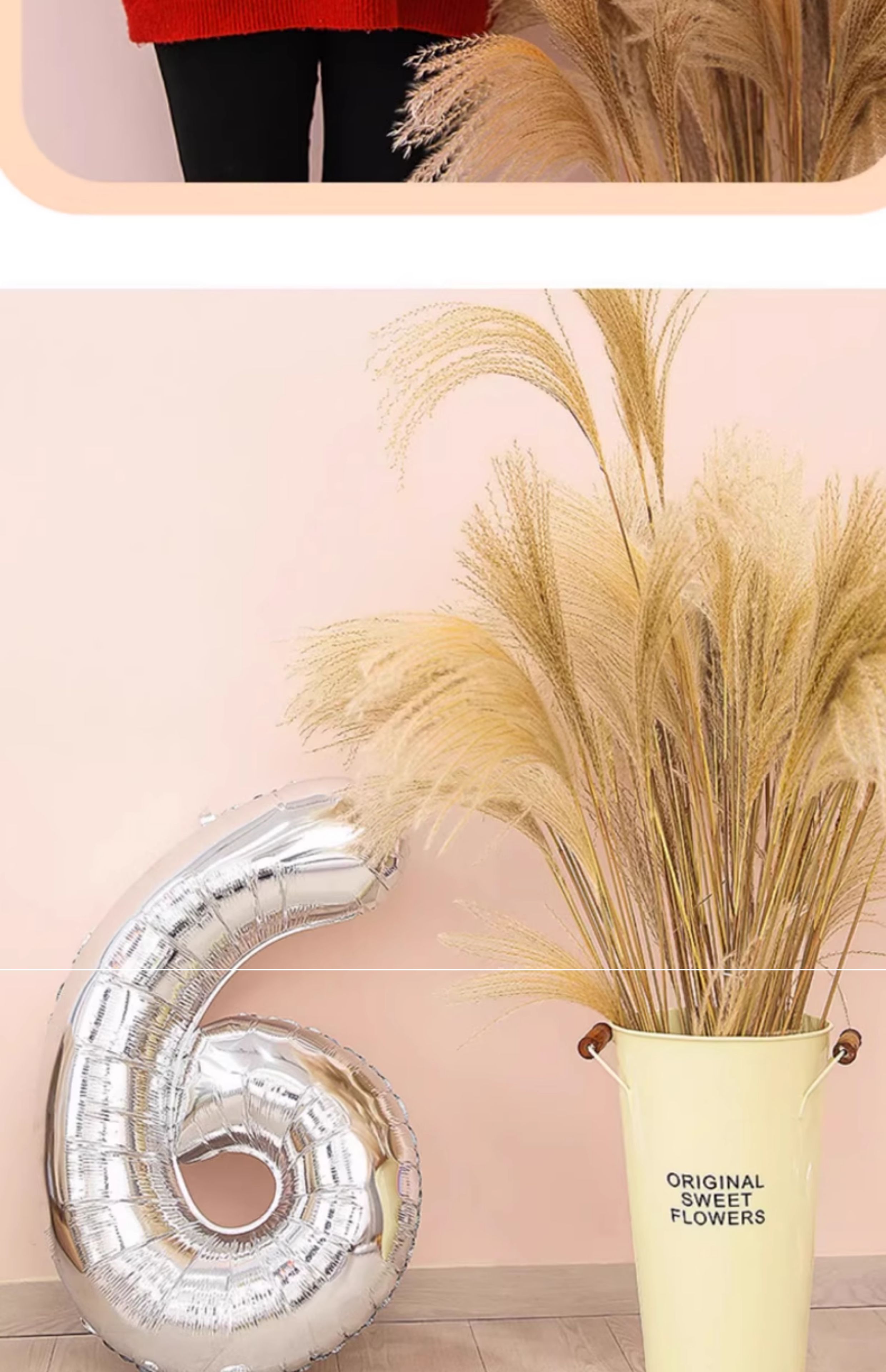 32寸银色数字气球铝膜飘空周岁生日气球7岁6岁生日布置数字气球详情7